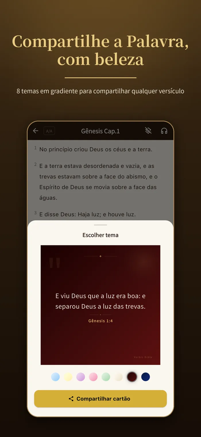 Compartilhar versículos|Verbis Bible