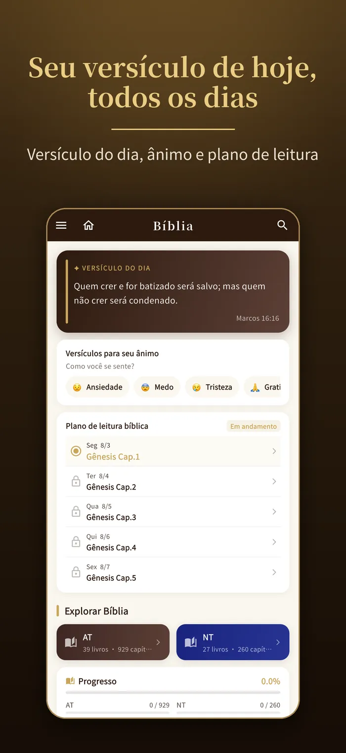 Versículos por sentimento|Verbis Bible