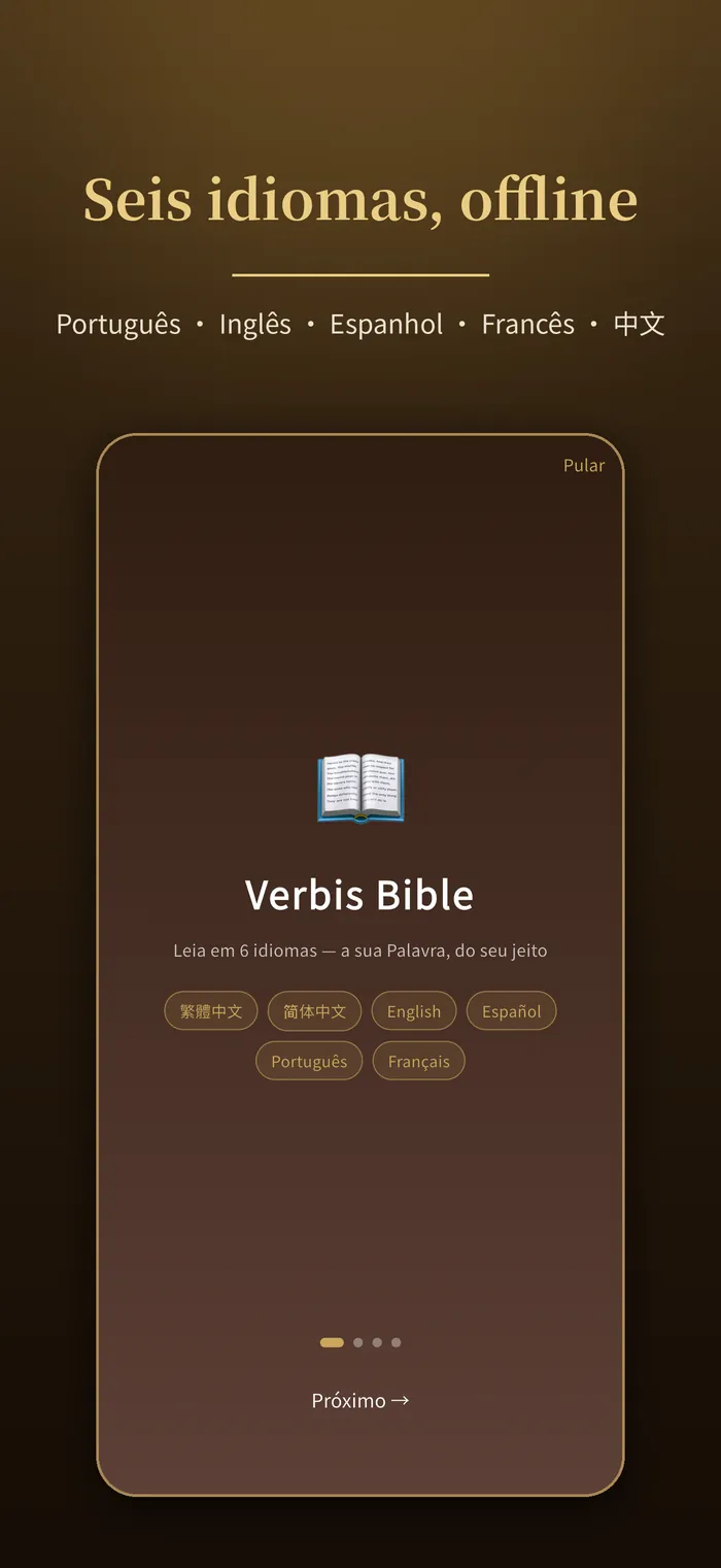 Seis idiomas lado a lado|Verbis Bible
